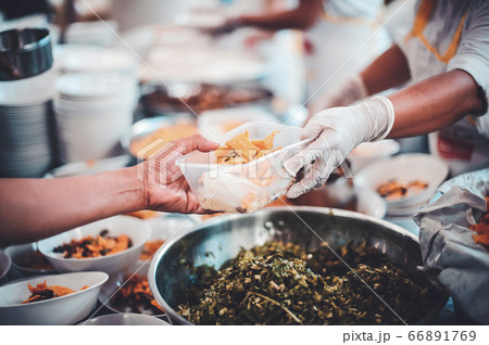Free food service for hungry people in Thailand 66891769