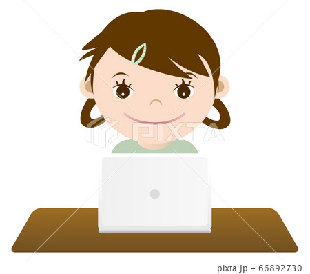 勉強する女の子　イラスト 66892730