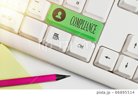Word writing text Compliance. Business concept for Word writing text Compliance. Business concept for 66895514