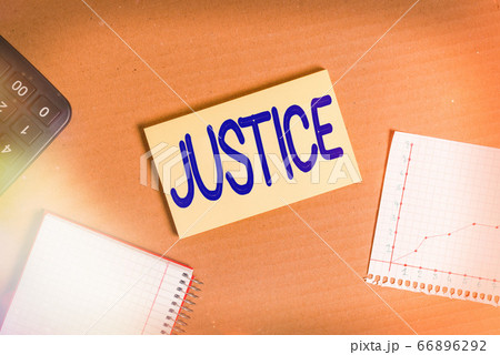 Word writing text Justice. Business concept for Word writing text Justice. Business concept for 66896292