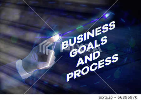 Conceptual hand writing showing Business Goals And Conceptual hand writing showing Business Goals And 66896970