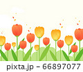 花　水彩風　 66897077