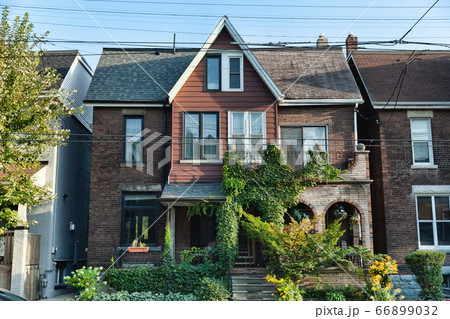 Semi-detached houses, Toronto, Canada Semi-detached houses, Toronto, Canada 66899032