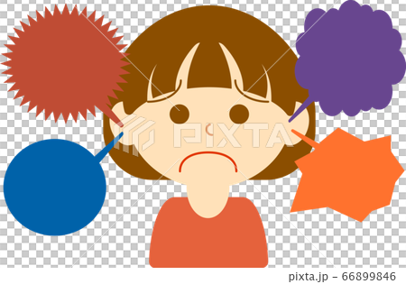 幻聴が聞こえる女の子 幻聴が聞こえる女の子 66899846