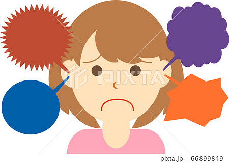 幻聴が聞こえる女性 66899849