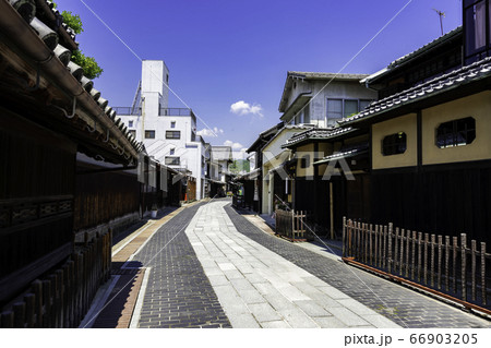 竹原の街並み　広島県竹原市 66903205