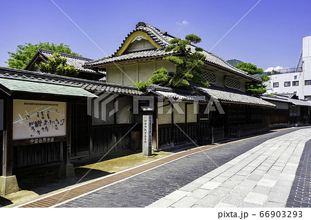 竹原の街並み　松阪家住宅　広島県竹原市 66903293