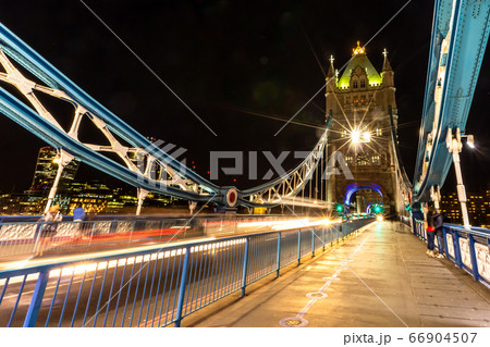 Tower Bridge in London, United Kingdom. Long Tower Bridge in London, United Kingdom. Long 66904507