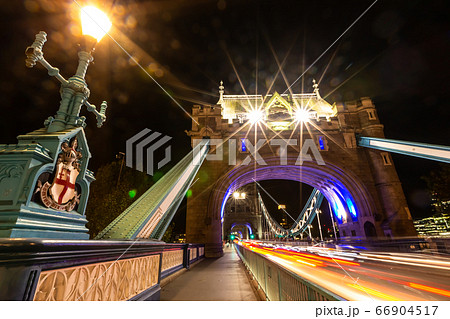 Tower Bridge in London, United Kingdom. Long Tower Bridge in London, United Kingdom. Long 66904517