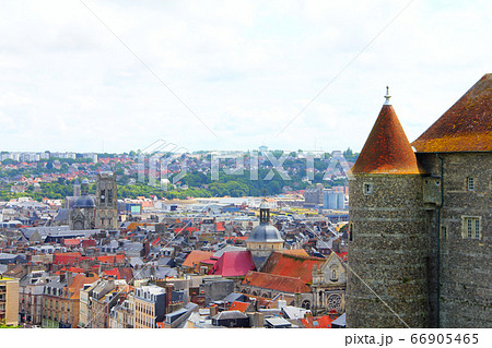 View on castle and city Dieppe 66905465