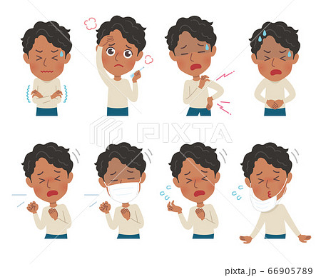 cute type african dad_sick 66905789