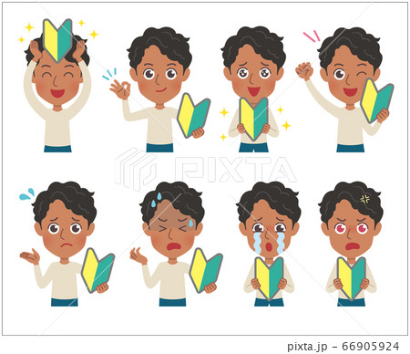 cute type african dad_beginner sign cute type african dad_beginner sign 66905924