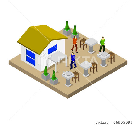isometric restaurant isometric restaurant 66905999