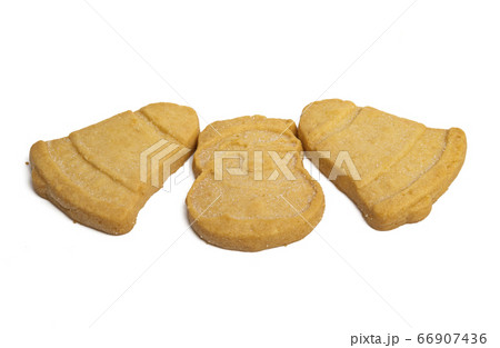 christmas butter cookies isolated 66907436