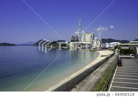 竹原火力発電所 広島県竹原市の写真素材