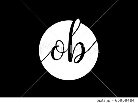 Initial Monogram Letter O B Logo Design Vector Template. O B Letter Logo Design 66909484