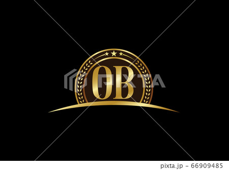 Initial Monogram Letter O B Logo Design Vector Template. O B Letter Logo Design 66909485