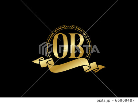 Initial Monogram Letter O B Logo Design Vector Template. O B Letter Logo Design 66909487