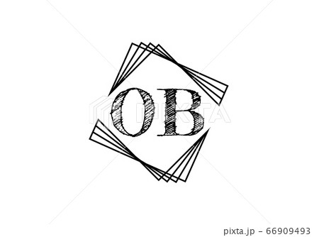 Initial Monogram Letter O B Logo Design Vector Template. O B Letter Logo Design 66909493