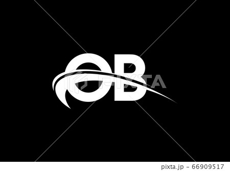 Initial Monogram Letter O B Logo Design Vector Template. O B Letter Logo Design 66909517
