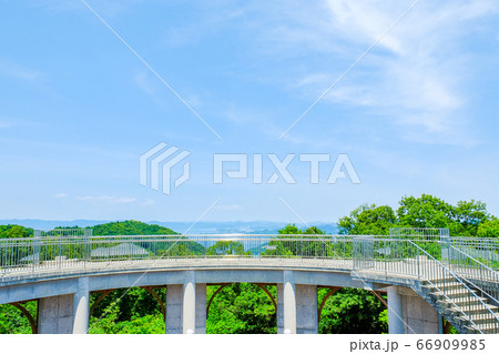 十文字山公園展望台の風景 十文字山公園展望台の風景 66909985