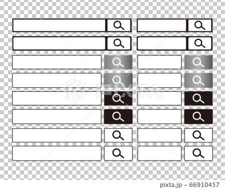Vector illustration set of search box Search bar Vector illustration set of search box Search bar 66910457