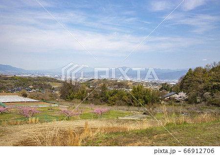 【山梨県】中央市高台からの眺望 【山梨県】中央市高台からの眺望 66912706