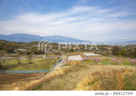 【山梨県】中央市高台からの眺望 66912709