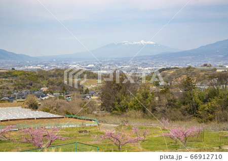 【山梨県】中央市高台からの眺望 66912710