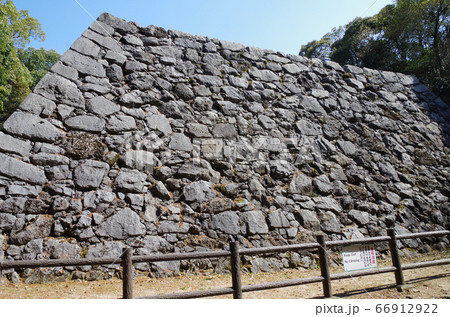 岩国城の石垣の景色 岩国城の石垣の景色 66912922