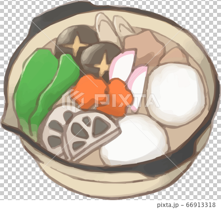 長崎グルメ具雑煮のイラスト素材