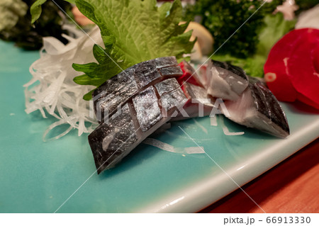 仙台 みのむし しめ鯖 皮目 接写 横位置 仙台 みのむし しめ鯖 皮目 接写 横位置 66913330