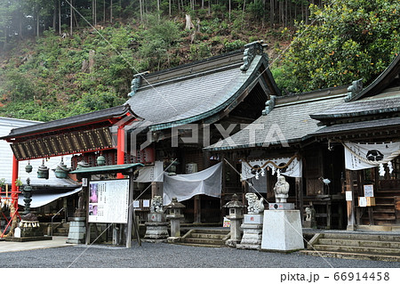 雨の太平山神社（6月） 66914458
