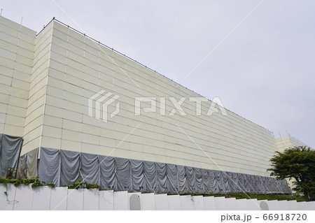 解体工事の防音パネル 66918720