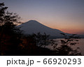 富士山夕景 66920293