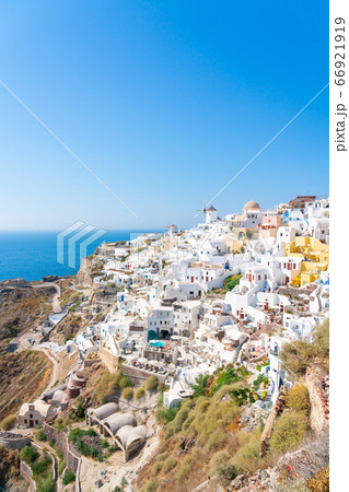 【ギリシャ】青と白の世界サントリーニ島の絶景（8月） 66921919