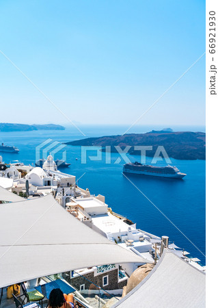 【ギリシャ】青と白の世界サントリーニ島の絶景（8月） 66921930