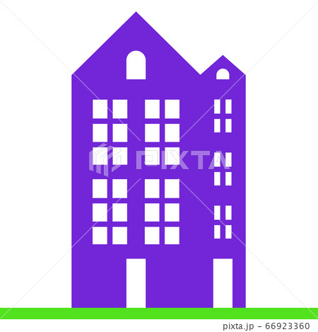Vector dutch house for concept design. Facade of 66923360