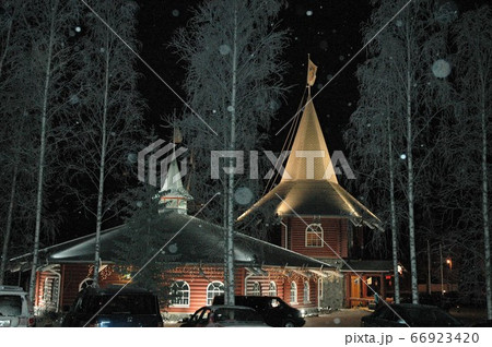 フィンランド、ロヴァニエミ、サンタクロース・ヴィレッジ フィンランド、ロヴァニエミ、サンタクロース・ヴィレッジ 66923420