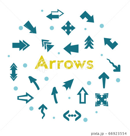 Arrows, directions and indicators Arrows, directions and indicators 66923554