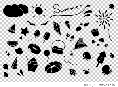 手描き　夏　セット 66924710