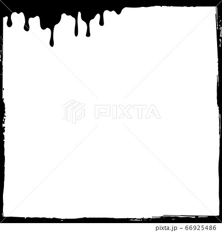 不気味なフレームのイラスト素材