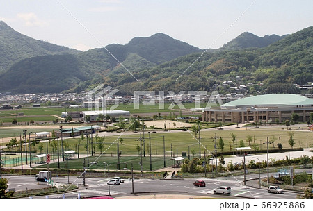 岡山市サウスビレッジ塔からのウエルポートなださき 岡山市サウスビレッジ塔からのウエルポートなださき 66925886