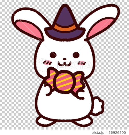 ハロウィンのかわいいウサギのイラスト素材 [66926300] - PIXTA