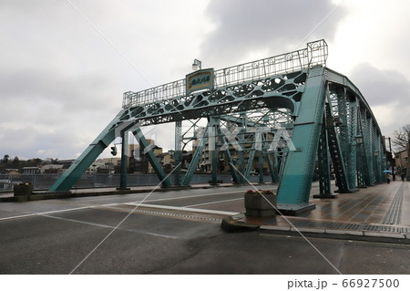 石川 金沢 国の登録有形文化財犀川大橋 石川 金沢 国の登録有形文化財犀川大橋 66927500
