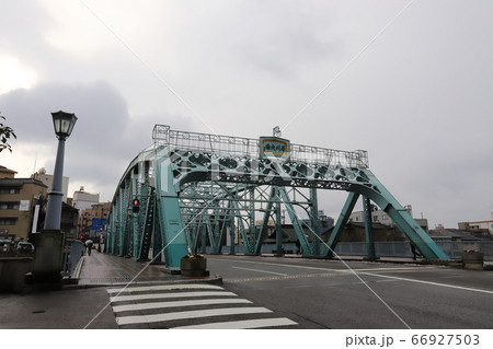 石川　金沢　国の登録有形文化財犀川大橋 66927503