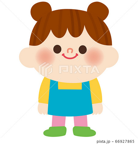 おだんごの女の子のイラスト 66927865