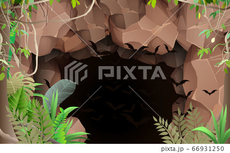landscape of cave in the forest landscape of cave in the forest 66931250