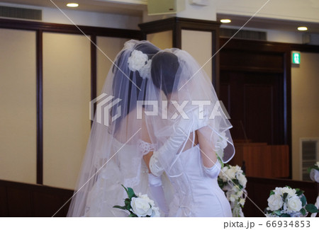 女性カップルによる同性婚 女性カップルによる同性婚 66934853