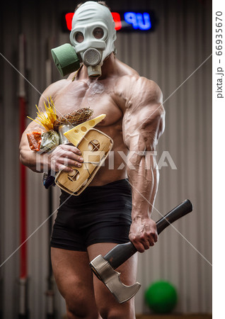 pandemic chaos mask post-apocalypse bodybuilding 66935670